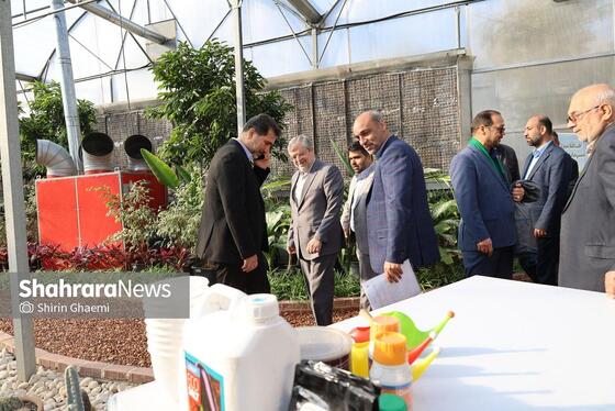 گزارش تصویری | بازدید از مرکز تولیدات سازمان پارک‌ها و فضای سبز