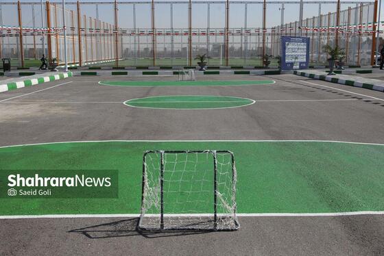 گزارش تصویری | آیین بهره‌برداری از مجموعه ورزشی روباز «شهدای چهاربرج» مشهد