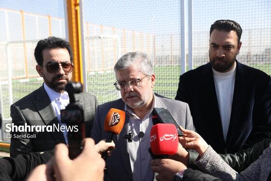 گزارش تصویری | آیین بهره‌برداری از مجموعه ورزشی روباز «شهدای چهاربرج» مشهد