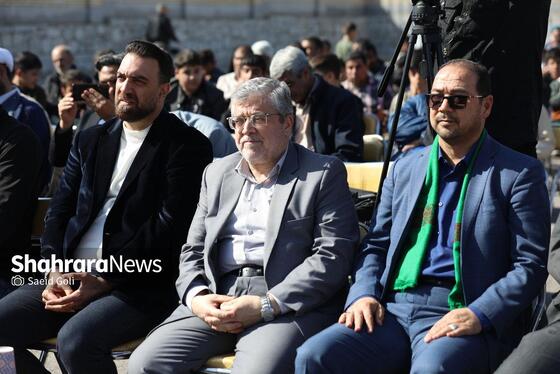 گزارش تصویری | آیین بهره‌برداری از مجموعه ورزشی روباز «شهدای چهاربرج» مشهد