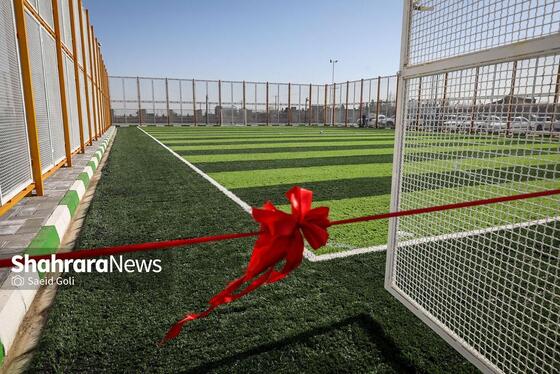 گزارش تصویری | آیین بهره‌برداری از مجموعه ورزشی روباز «شهدای چهاربرج» مشهد
