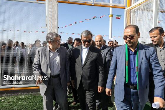 گزارش تصویری | آیین بهره‌برداری از مجموعه ورزشی روباز «شهدای چهاربرج» مشهد