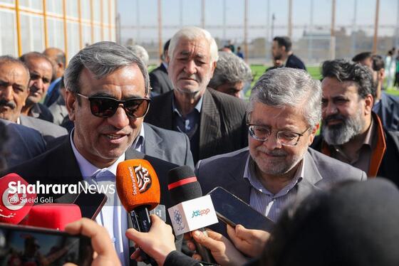 گزارش تصویری | آیین بهره‌برداری از مجموعه ورزشی روباز «شهدای چهاربرج» مشهد