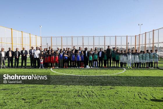گزارش تصویری | آیین بهره‌برداری از مجموعه ورزشی روباز «شهدای چهاربرج» مشهد