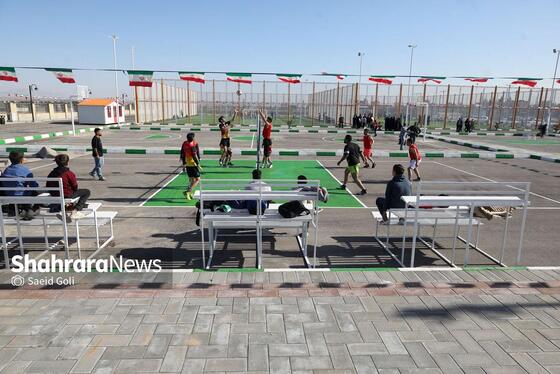 گزارش تصویری | آیین بهره‌برداری از مجموعه ورزشی روباز «شهدای چهاربرج» مشهد