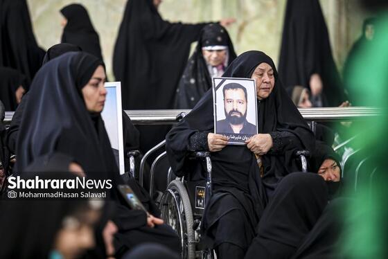 گزارش تصویری | مراسم چهلم شهدای حوادث دی ماه در حرم مطهر رضوی با حضور رئیس جمهور