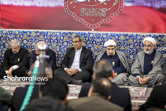گزارش تصویری | مراسم چهلم شهدای حوادث دی ماه در حرم مطهر رضوی با حضور رئیس جمهور