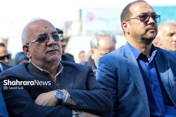 گزارش تصویری | آیین بهره‌برداری از پل بتنی زرکش و فاز اول کندرو بزرگراه پیامبراعظم(ص) مشهد