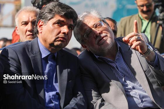 گزارش تصویری | آیین بهره‌برداری از پل بتنی زرکش و فاز اول کندرو بزرگراه پیامبراعظم(ص) مشهد