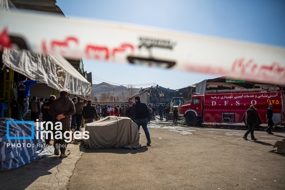 گزارش تصویری | سقوط بالگرد ارتش در «درچه» اصفهان