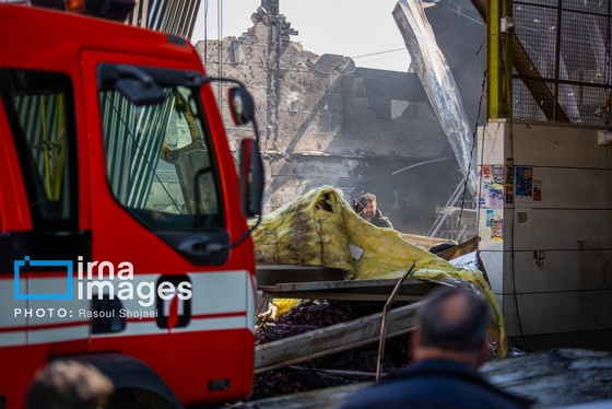 گزارش تصویری | سقوط بالگرد ارتش در «درچه» اصفهان