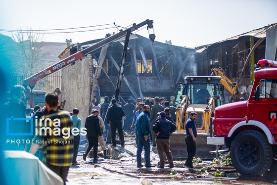 گزارش تصویری | سقوط بالگرد ارتش در «درچه» اصفهان