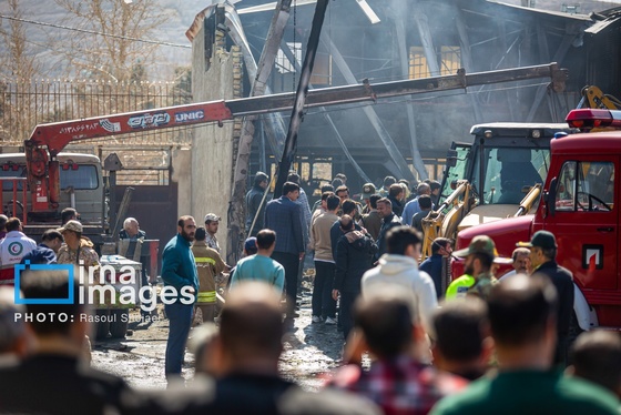 گزارش تصویری | سقوط بالگرد ارتش در «درچه» اصفهان