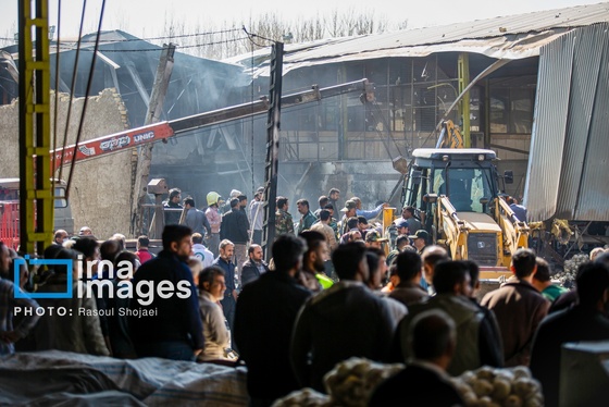 گزارش تصویری | سقوط بالگرد ارتش در «درچه» اصفهان