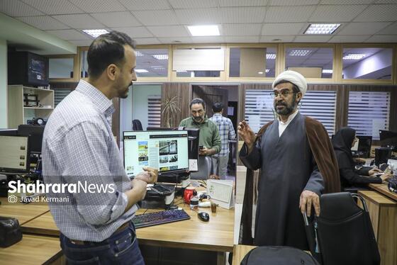 گزارش تصویری | بازدید حجت‌الاسلام اخلاقی‌ نماینده مردم مشهد در مجلس شورای اسلامی از موسسه فرهنگی شهرآرا