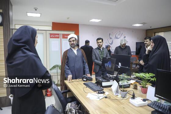 گزارش تصویری | بازدید حجت‌الاسلام اخلاقی‌ نماینده مردم مشهد در مجلس شورای اسلامی از موسسه فرهنگی شهرآرا