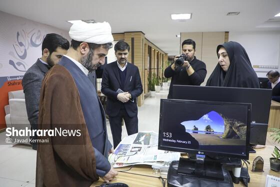 گزارش تصویری | بازدید حجت‌الاسلام اخلاقی‌ نماینده مردم مشهد در مجلس شورای اسلامی از موسسه فرهنگی شهرآرا