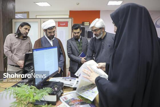 گزارش تصویری | بازدید حجت‌الاسلام اخلاقی‌ نماینده مردم مشهد در مجلس شورای اسلامی از موسسه فرهنگی شهرآرا