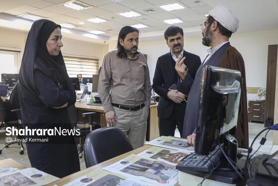 گزارش تصویری | بازدید حجت‌الاسلام اخلاقی‌ نماینده مردم مشهد در مجلس شورای اسلامی از موسسه فرهنگی شهرآرا