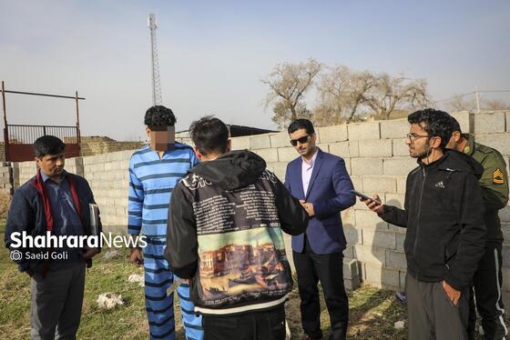 گزارش تصویری | بازسازی صحنه قتل در روستای «امرغان»