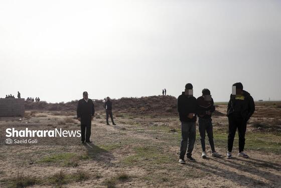 گزارش تصویری | بازسازی صحنه قتل در روستای «امرغان»