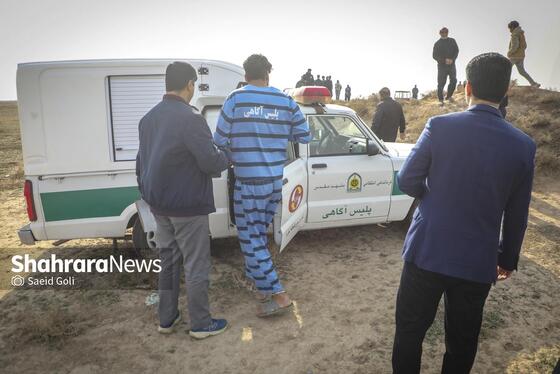 گزارش تصویری | بازسازی صحنه قتل در روستای «امرغان»