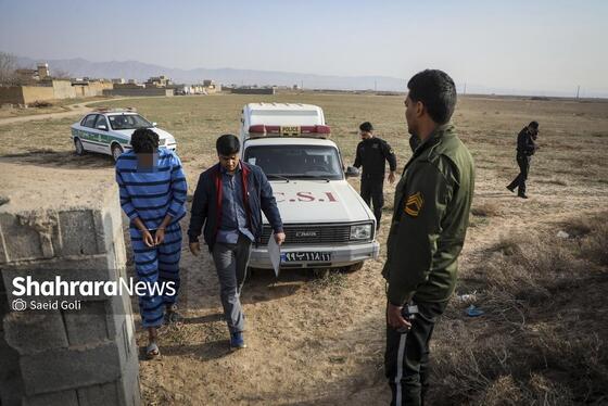 گزارش تصویری | بازسازی صحنه قتل در روستای «امرغان»