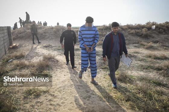 گزارش تصویری | بازسازی صحنه قتل در روستای «امرغان»