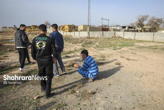 گزارش تصویری | بازسازی صحنه قتل در روستای «امرغان»