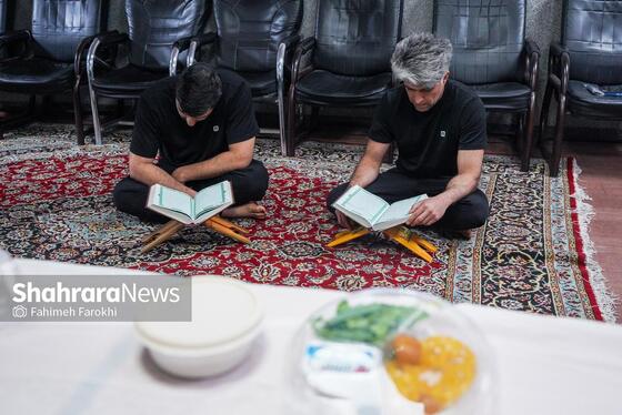 گزارش تصویری | افطاری ساده،آتش‌نشانان