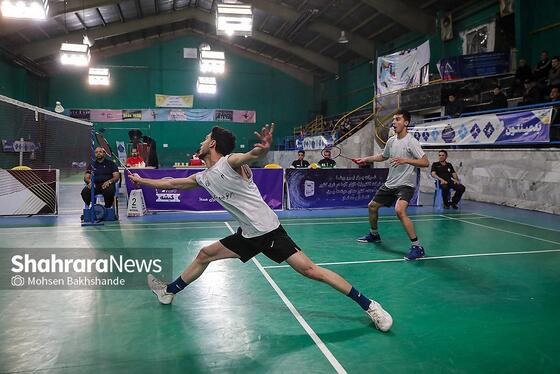 گزارش تصویری | لیگ برتر بدمینتون | مسابقه بدمینتون پرتو نیروی روشا مشهد و رعد پدافند کرمان