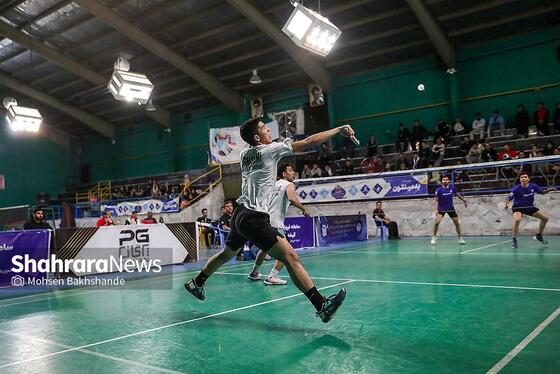 گزارش تصویری | لیگ برتر بدمینتون | مسابقه بدمینتون پرتو نیروی روشا مشهد و رعد پدافند کرمان