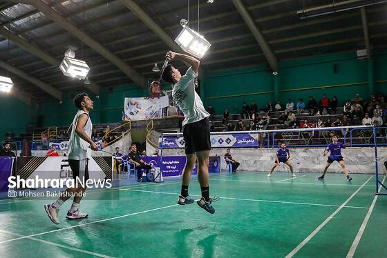 گزارش تصویری | لیگ برتر بدمینتون | مسابقه بدمینتون پرتو نیروی روشا مشهد و رعد پدافند کرمان