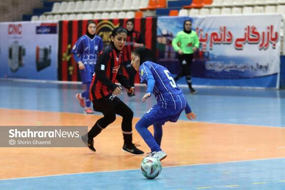 گزارش تصویری | لیگ برتر فوتسال بانوان | مسابقه فوتسال دائم پناه مشهد و استقلال تهران