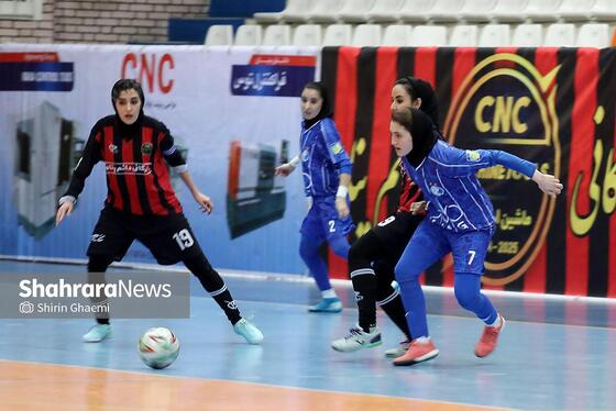 گزارش تصویری | لیگ برتر فوتسال بانوان | مسابقه فوتسال دائم پناه مشهد و استقلال تهران
