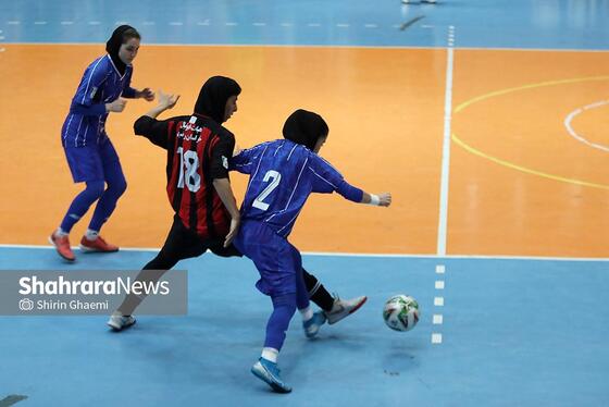گزارش تصویری | لیگ برتر فوتسال بانوان | مسابقه فوتسال دائم پناه مشهد و استقلال تهران