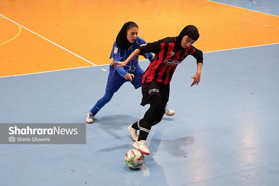 گزارش تصویری | لیگ برتر فوتسال بانوان | مسابقه فوتسال دائم پناه مشهد و استقلال تهران