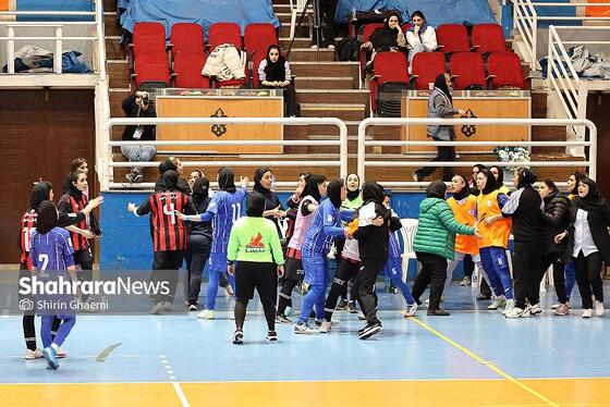 گزارش تصویری | لیگ برتر فوتسال بانوان | مسابقه فوتسال دائم پناه مشهد و استقلال تهران