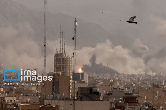 عکس‌هایی از حمله اسرائیل به تهران (۹ اسفند ۱۴۰۴)