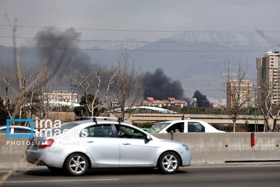 عکس‌هایی از حمله اسرائیل به تهران (۹ اسفند ۱۴۰۴)
