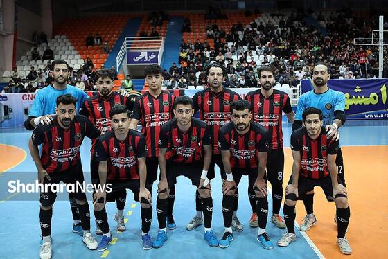 لیگ دسته اول فوتسال کشور| مسابقه بازرگانی دائم‌پناه مشهد –پاس تهران