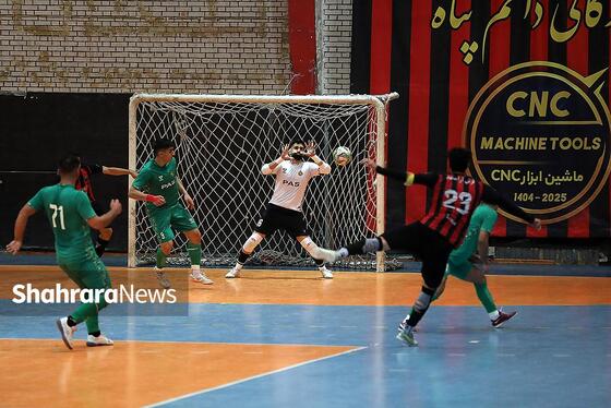 لیگ دسته اول فوتسال کشور| مسابقه بازرگانی دائم‌پناه مشهد –پاس تهران