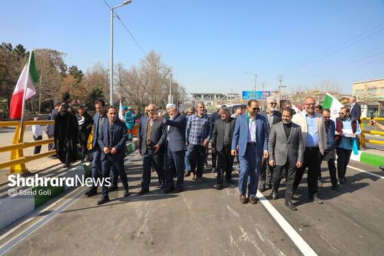گزارش تصویری | آیین بهره‌برداری از کلان‌پروژه چپگرد غیرهم‌سطح تقاطع سه‌سطحی شهید فهمیده مشهد