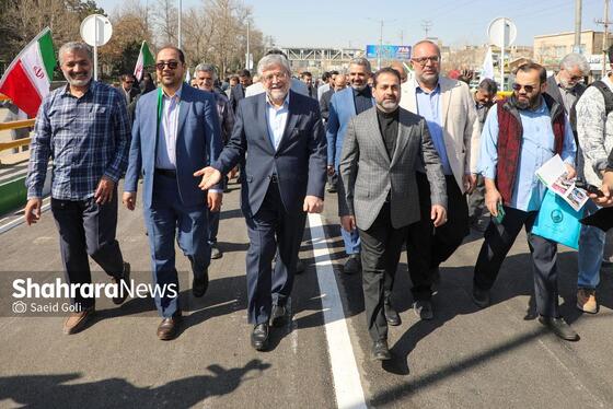 گزارش تصویری | آیین بهره‌برداری از کلان‌پروژه چپگرد غیرهم‌سطح تقاطع سه‌سطحی شهید فهمیده مشهد