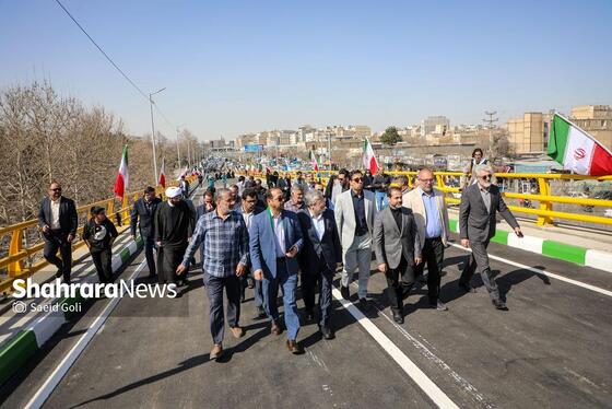 گزارش تصویری | آیین بهره‌برداری از کلان‌پروژه چپگرد غیرهم‌سطح تقاطع سه‌سطحی شهید فهمیده مشهد