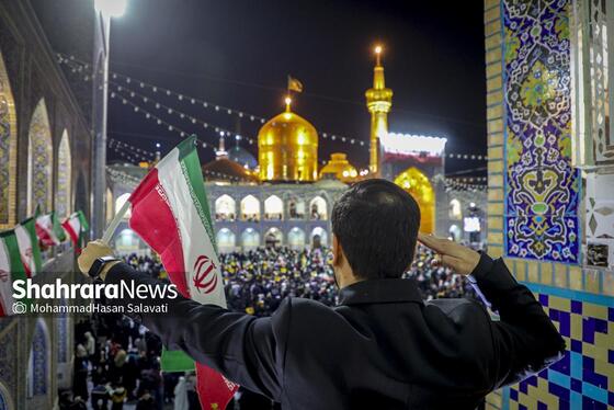 گزارش تصویری | اجتماع مردم مشهد در محکومیت حملات آمریکایی، صهیونی به ایران در حرم مطهر رضوی