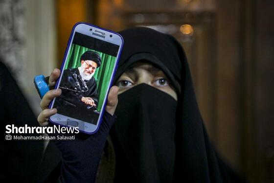 گزارش تصویری | اجتماع مردم مشهد در محکومیت حملات آمریکایی، صهیونی به ایران در حرم مطهر رضوی