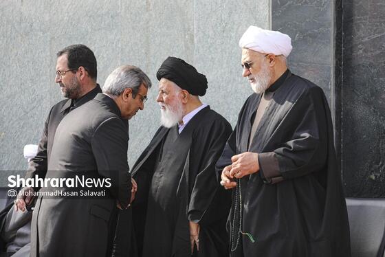 گزارش تصویری | عزاداری شهادت رهبر معظم انقلاب اسلامی، در حرم امام‌رضا(ع) - ۱