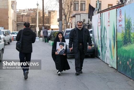 گزارش تصویری | عزاداری شهادت رهبر معظم انقلاب اسلامی، در حرم امام‌رضا (ع) - ۲