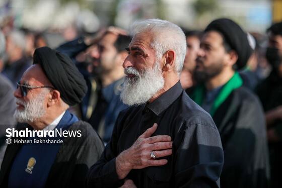 گزارش تصویری | عزاداری شهادت رهبر معظم انقلاب اسلامی، در حرم امام‌رضا (ع) - ۲